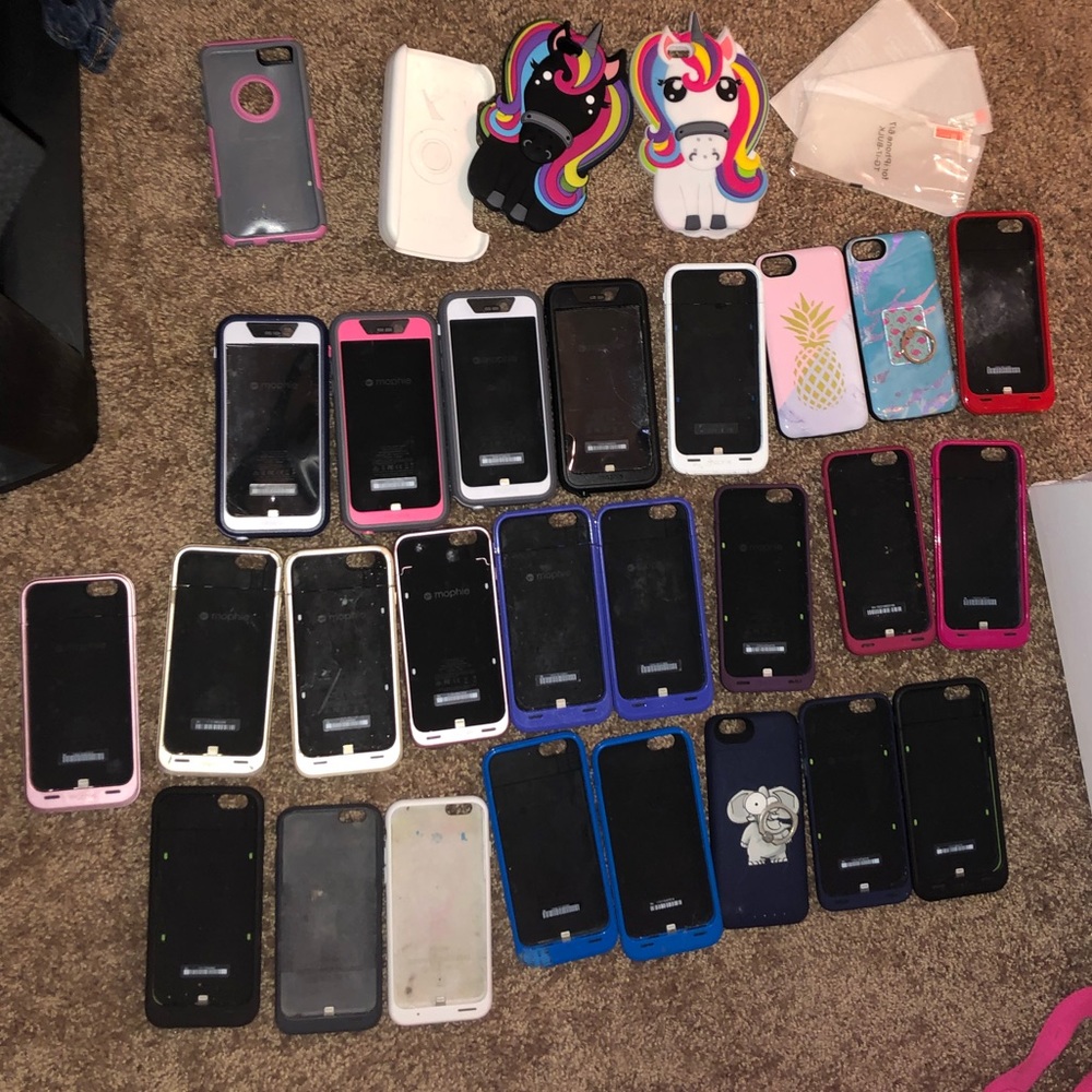 Mophie cases n charging n other cases for 6 and 6s